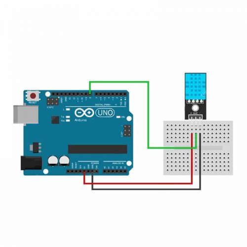 Câblage Arduino UNO et DHT11