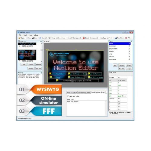 Écran Tactile Nextion de 3.5"