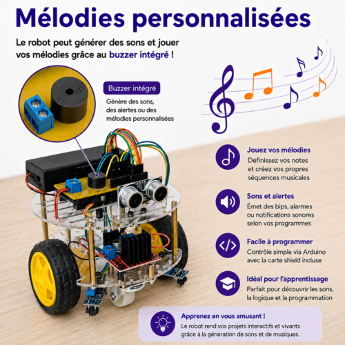 EasyRobot en mode buzzer