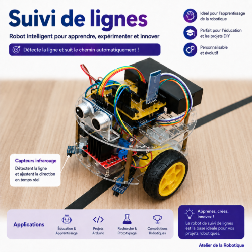 EasyRobot en mode suiveur de lignes