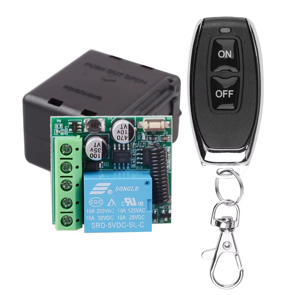 Kit télécommande et relais 433mhz