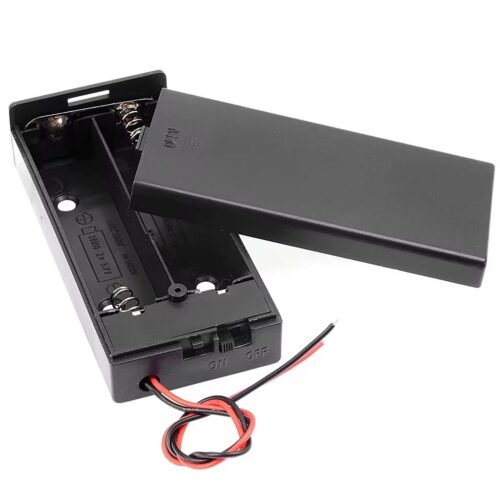 Coupleur de piles 2 x 18650 avec bouton ON/OFF pour projets DIY ESP32