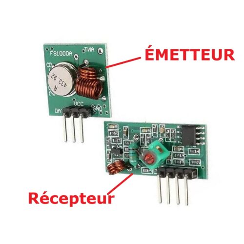 Kit transmetteur 433MHZ