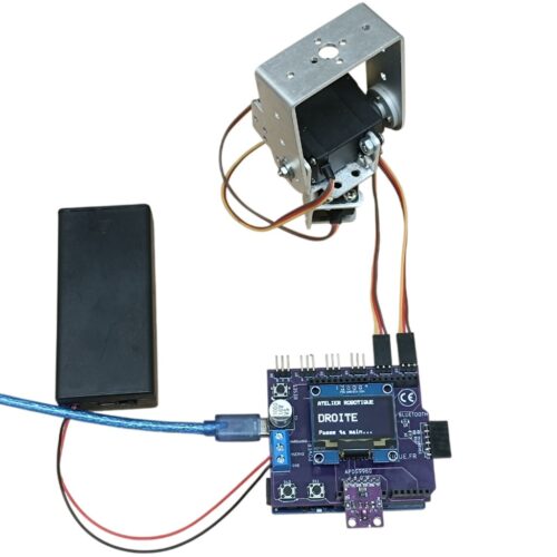 Kit DIY Pan Tilt MG995 avec capteur APDS9960