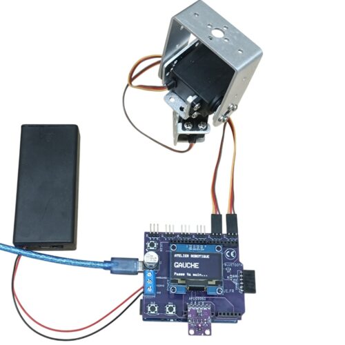 Kit DIY Pan Tilt servos MG995 APDS9960 Arduino