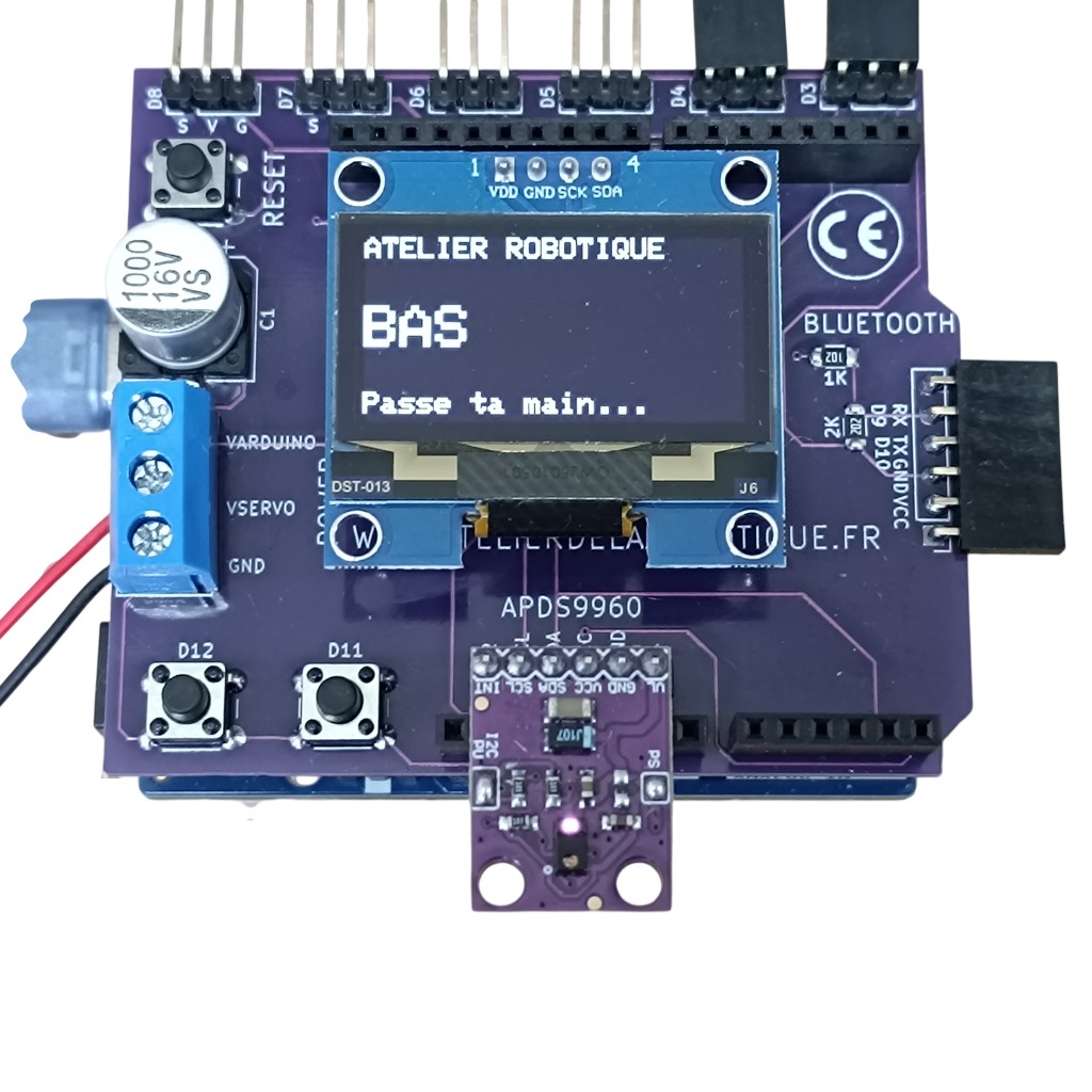 Détection de mouvements avec le shield APDS-9960