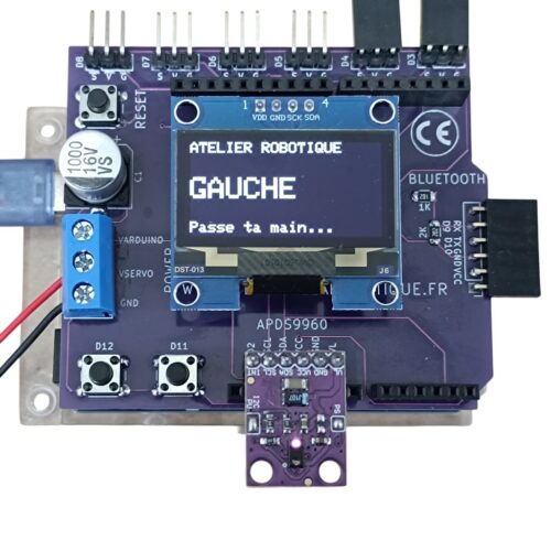 Détection de mouvements avec le shield APDS-9960 et la carte UNO R4