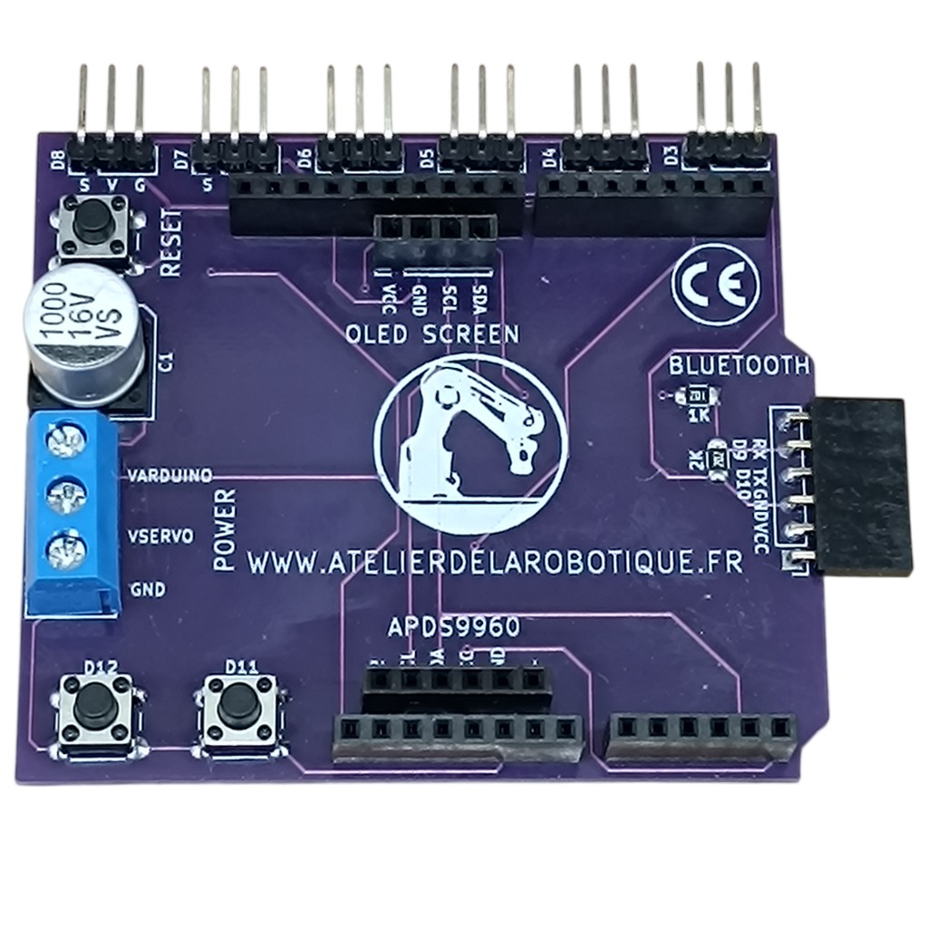 Shield Arduino pour le capteur de gestes APDS9960
