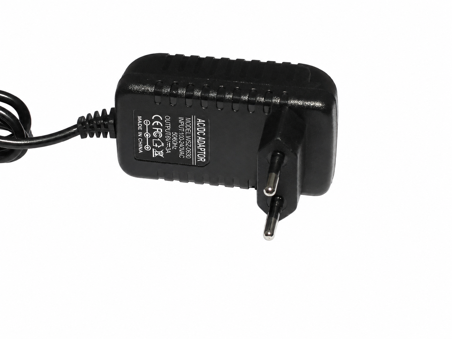 Bloc d'alimentation 100-240vac en 6V 3A