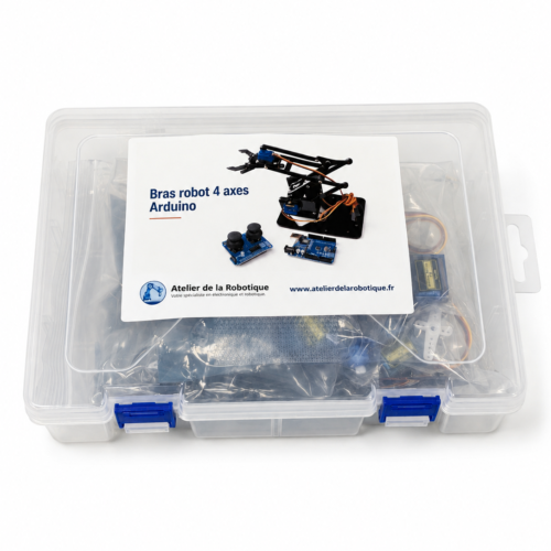 Boite de rangement du bras robot 4 axes Arduino