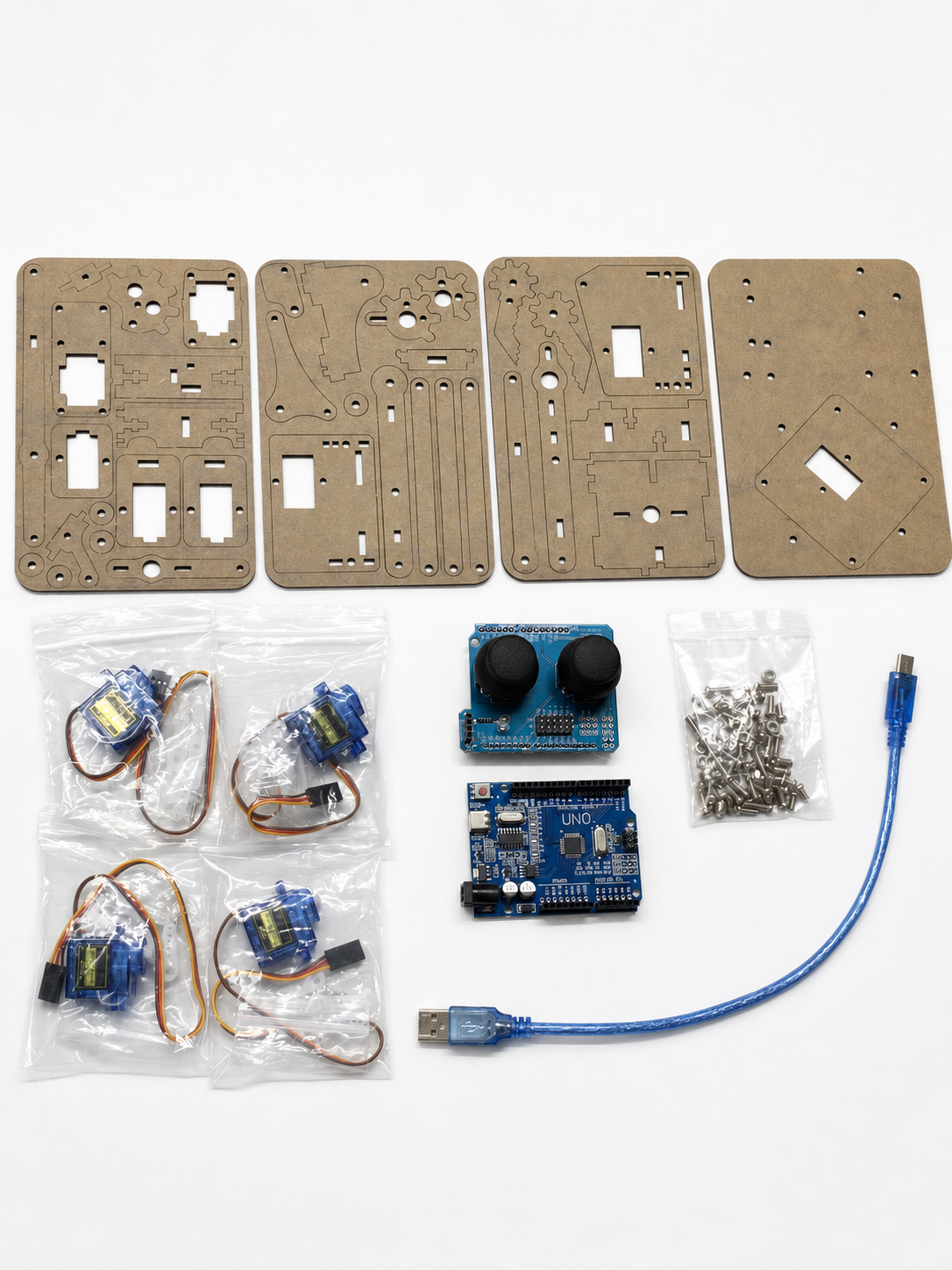 Bras robot 4 axes Arduino en Kit