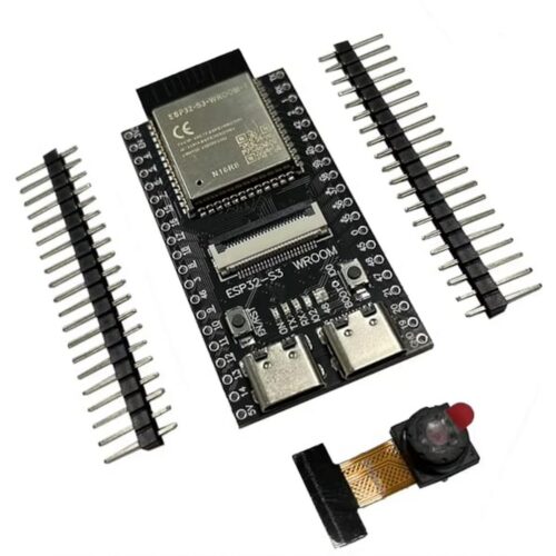 Kit ESP32-S3-CAM avec caméra OV5640 et barrettes de connexion