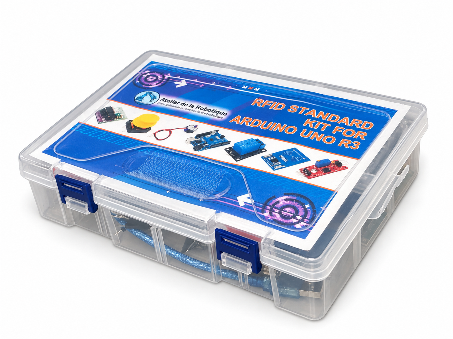 Boîte transparente Kit RFID